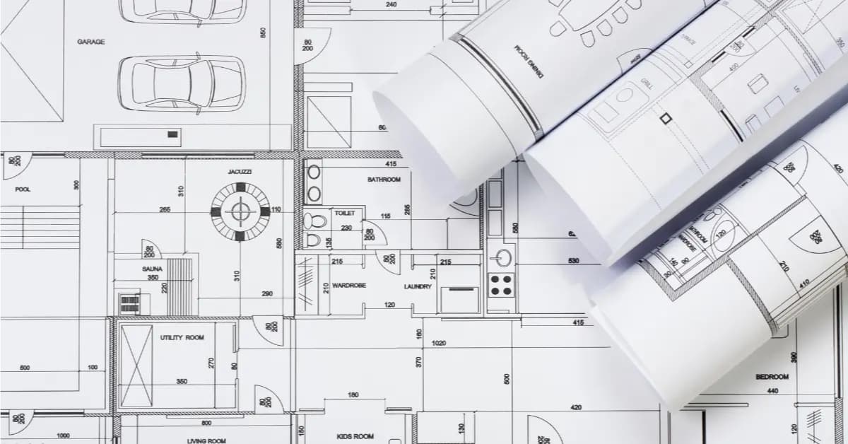 Blueprint of a house