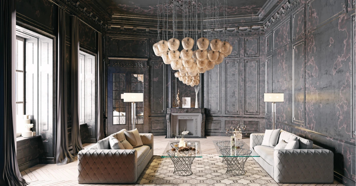 Luxurious home interior demonstrating how architects guide furniture selection for elegant and cohesive luxury design
